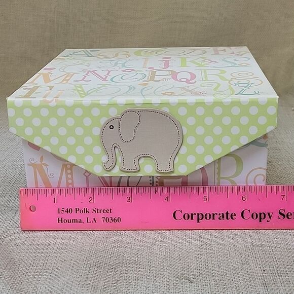 Elephant Themed Home Accent Set 2 Trinket Boxes Decor, Frame, Wood Elephants - Picture 9 of 15